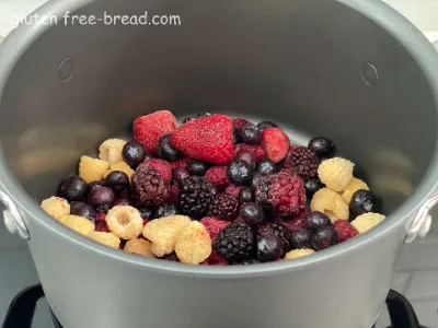 Chia Seed Jam with Frozen Fruit