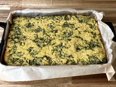 Corn Pie with Spinach Filling