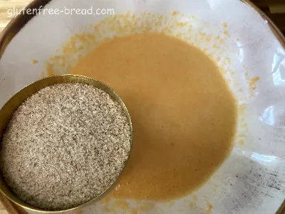 Lentil Flour Bread