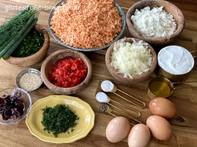 Savory Lentil and Feta Pie