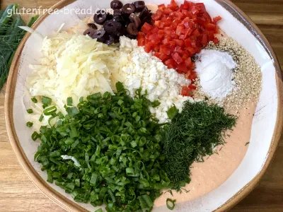 Savory Lentil and Feta Pie