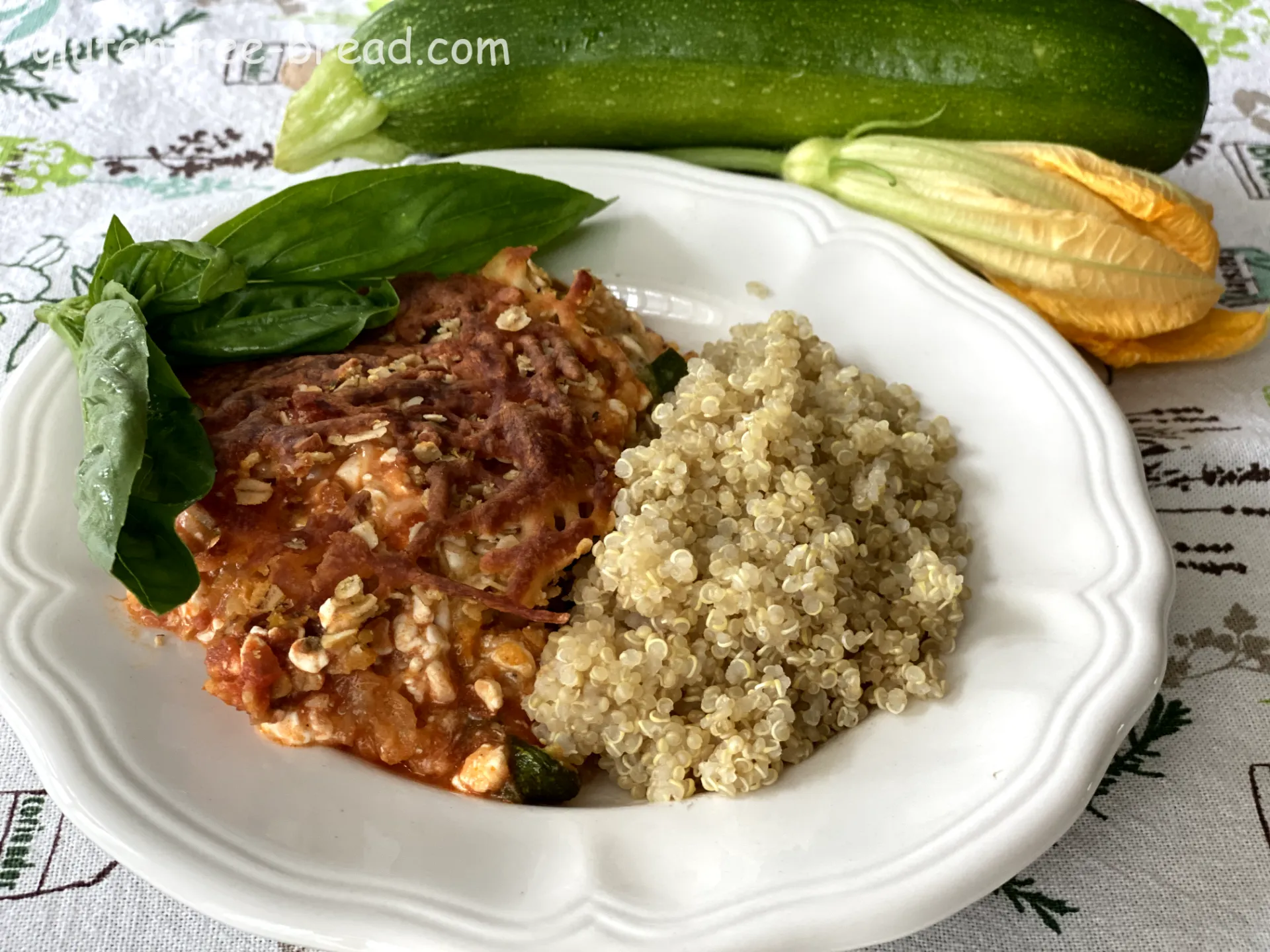 Sheet Pan Zucchini Lasagne