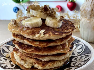 Vegan Almond Flour Pancakes (Fluff's Fluffy)